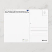 Uluru, Australië Reisansichtkaart Briefkaart (Achterkant)