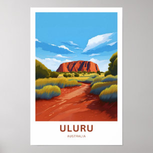 Uluru Australië Reisprint Poster