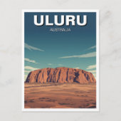 Uluru Australië Reizen Briefkaart (Voorkant)