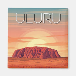  Uluru Australië zonsondergang Magneet