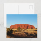 Uluru Ayers Rock Australia Briefkaart (Voorkant / Achterkant)