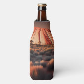 Uluru "Ayers Rock" Australia olieverf, Flesjeskoeler (Fles Voorkant)