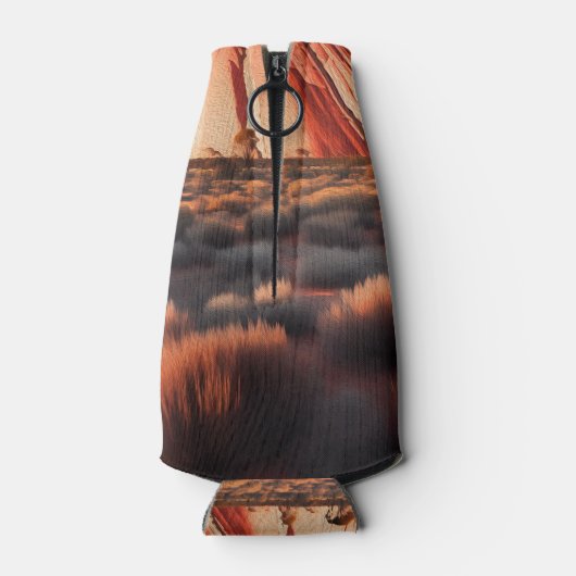 Uluru "Ayers Rock" Australia olieverf, Flesjeskoeler (Achterkant)