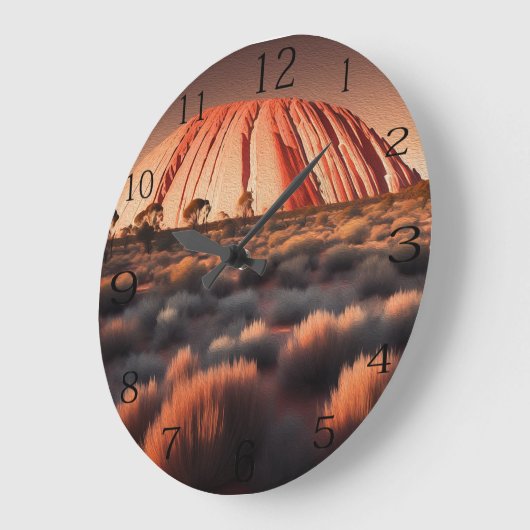 Uluru "Ayers Rock" Australia olieverf, Grote Klok (Hoek)
