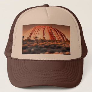 Uluru "Ayers Rock" Australia olieverf, Trucker Pet