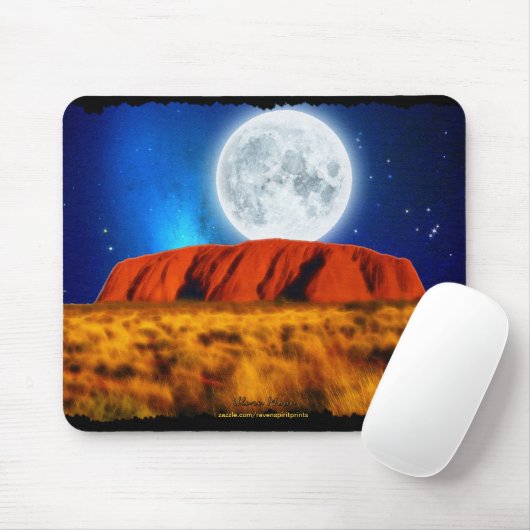 ULURU Ayer's Rock Australian Outback Art Muismat (Met muis)