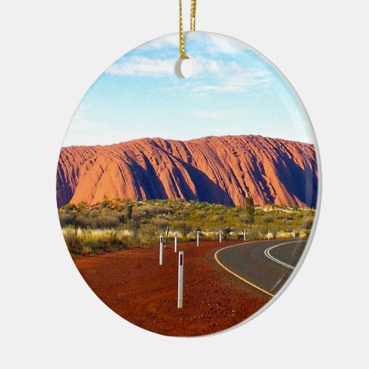 Uluru / Ayers Rock - Australië Keramisch Ornament (Links)