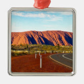 Uluru / Ayers Rock - Australië Metalen Ornament (Voorkant)
