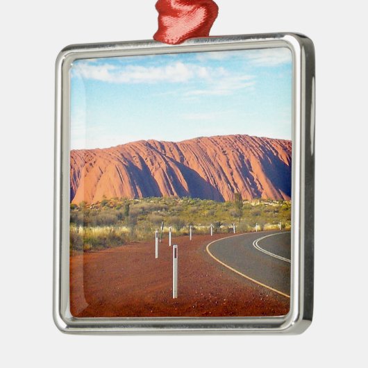 Uluru / Ayers Rock - Australië Metalen Ornament (Links)