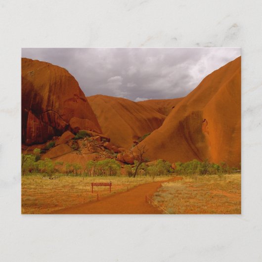 Uluru - Ayers Rock Briefkaart (Voorkant)
