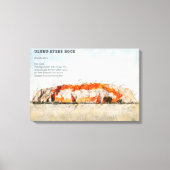 Uluru, Ayers Rock Canvas Afdruk (Voorkant)