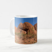 Uluru Ayers Rock Closeup Panorama Koffiemok (Voorkant links)