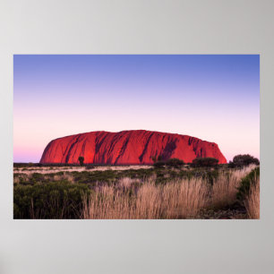 Uluru Ayers Rock in Australië Poster