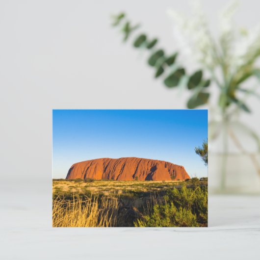 Uluru Ayers Rock in het buitenland Australië Briefkaart (Staand voorkant)
