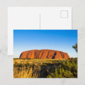 Uluru Ayers Rock in het buitenland Australië Briefkaart (Voorkant / Achterkant)