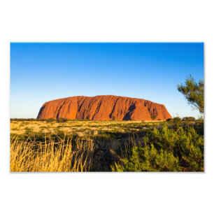 Uluru Ayers Rock in het buitenland Australië Foto Afdruk