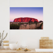 Uluru Ayers Rock in het buitenland Australië Poster (Keuken)