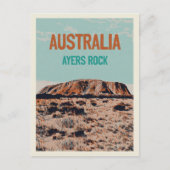 Uluru Ayers Rock, Northern Territory Australia Briefkaart (Voorkant)