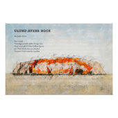 Uluru, Ayers Rock Perfect Poster (Voorkant)