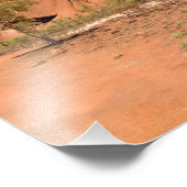 Uluru Ayers Rock sluit Panorama af Foto Afdruk (Hoek)