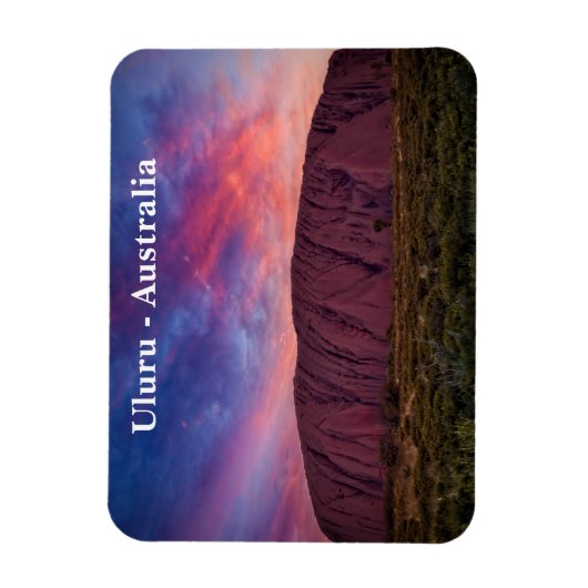 Uluru bij Sunset Magnet Magneet (Verticaal)