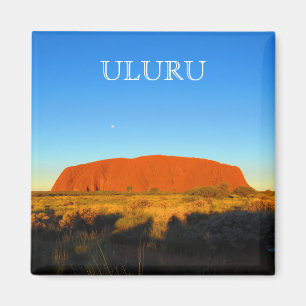 uluru blauwe rots magneet