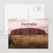 Uluru Briefkaart (Voorkant / Achterkant)