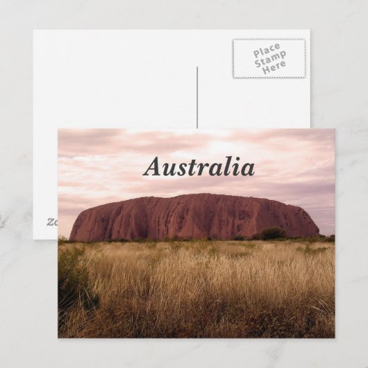 Uluru Briefkaart (Voorkant / Achterkant)
