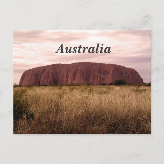 Uluru Briefkaart (Voorkant)