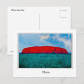 Uluru Briefkaart (Voorkant / Achterkant)