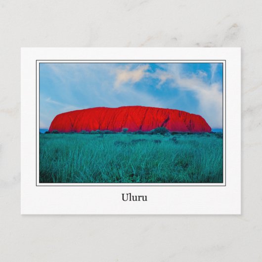 Uluru Briefkaart (Voorkant)