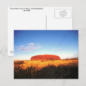 Uluru Briefkaart (Voorkant / Achterkant)