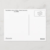 Uluru Briefkaart (Achterkant)