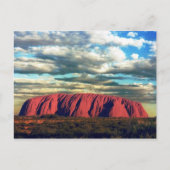 uluru briefkaart (Voorkant)