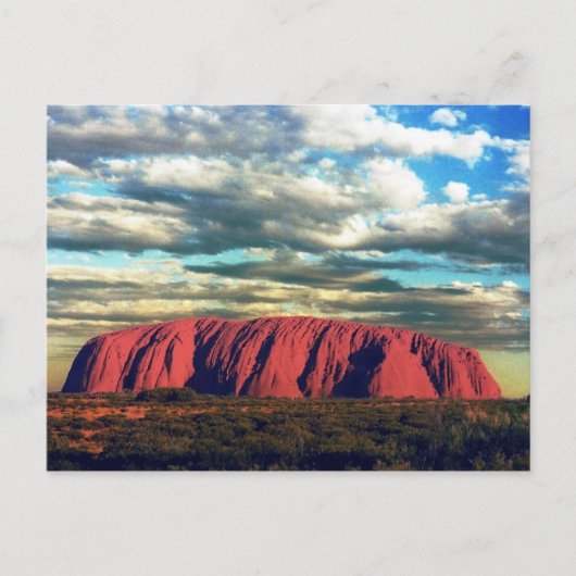 uluru briefkaart (Voorkant)
