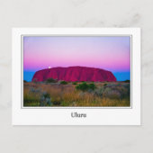 Uluru-Briefkaart Briefkaart (Voorkant)
