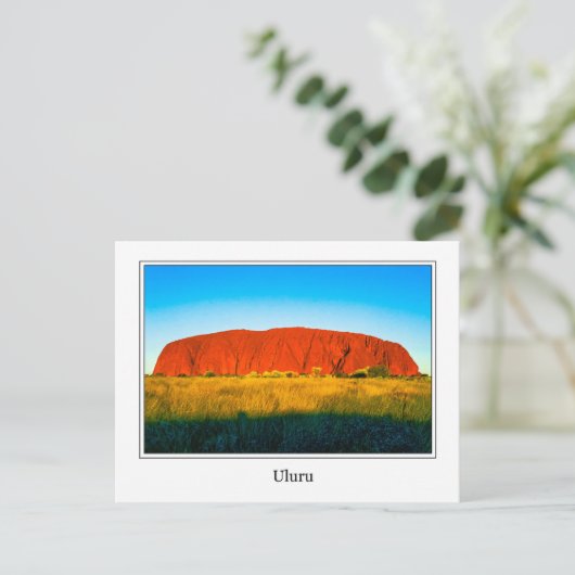 Uluru-Briefkaart Briefkaart (Staand voorkant)