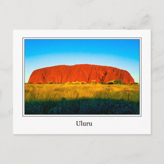 Uluru-Briefkaart Briefkaart (Voorkant)
