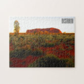 uluru desert australië legpuzzel (Horizontaal)
