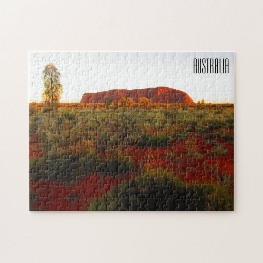 uluru desert australië legpuzzel (Horizontaal)