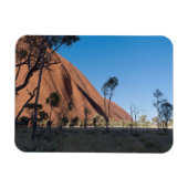 uluru en woestijnvlakte magneet (Horizontaal)