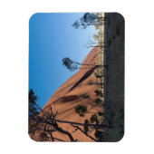 uluru en woestijnvlakte magneet (Verticaal)
