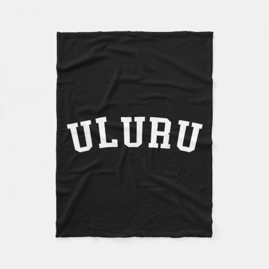 Uluru Fleece Deken (Voorkant)