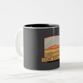Uluru-Kata Tjuta - Australië Tweekleurige Koffiemok (Voorkant links)