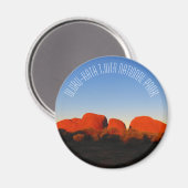 uluru kata tjuta magneet (Voorkant / Achterkant)