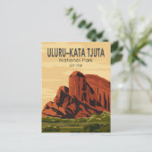 Uluru-Kata Tjuta National Park Australia Briefkaart (Staand voorkant)