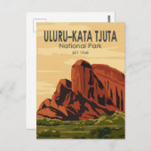 Uluru-Kata Tjuta National Park Australia Briefkaart (Voorkant / Achterkant)