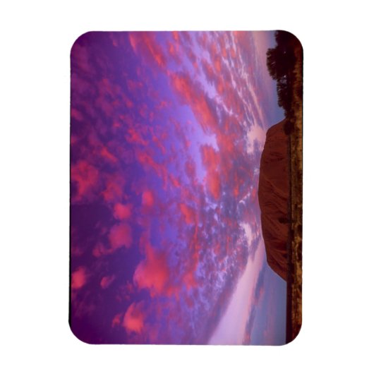 Uluru Mountain Flexibele magneet (Verticaal)