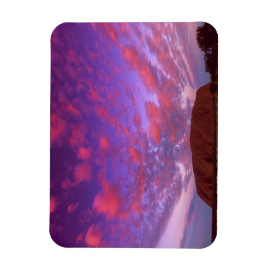 Uluru Mountain Flexibele magneet (Verticaal)