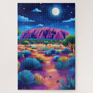Uluru of Ayers Rock, Australië. Legpuzzel